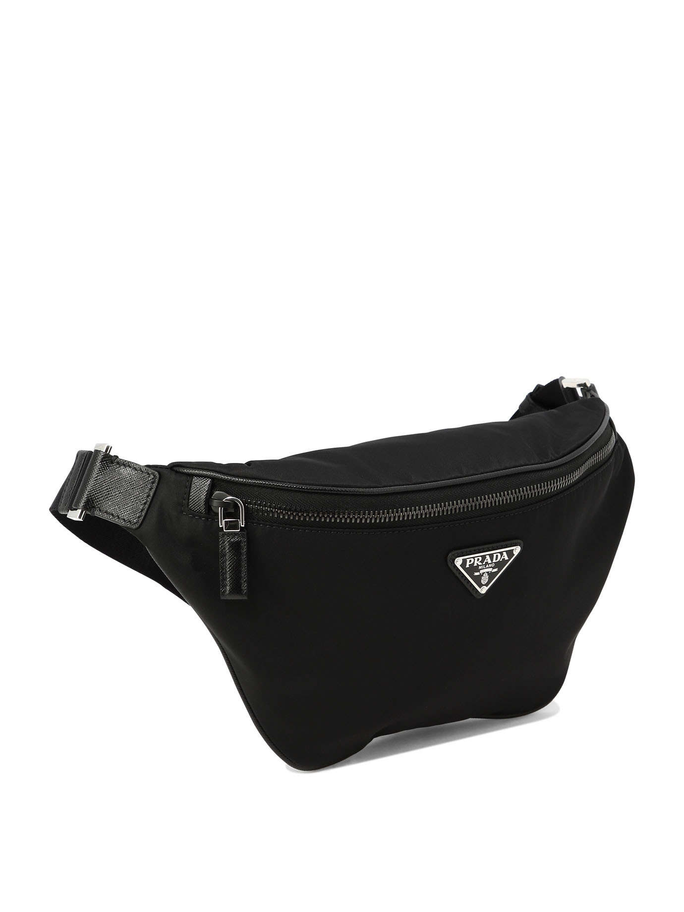 PRADA Re-Nylon and Saffiano leather belt bag